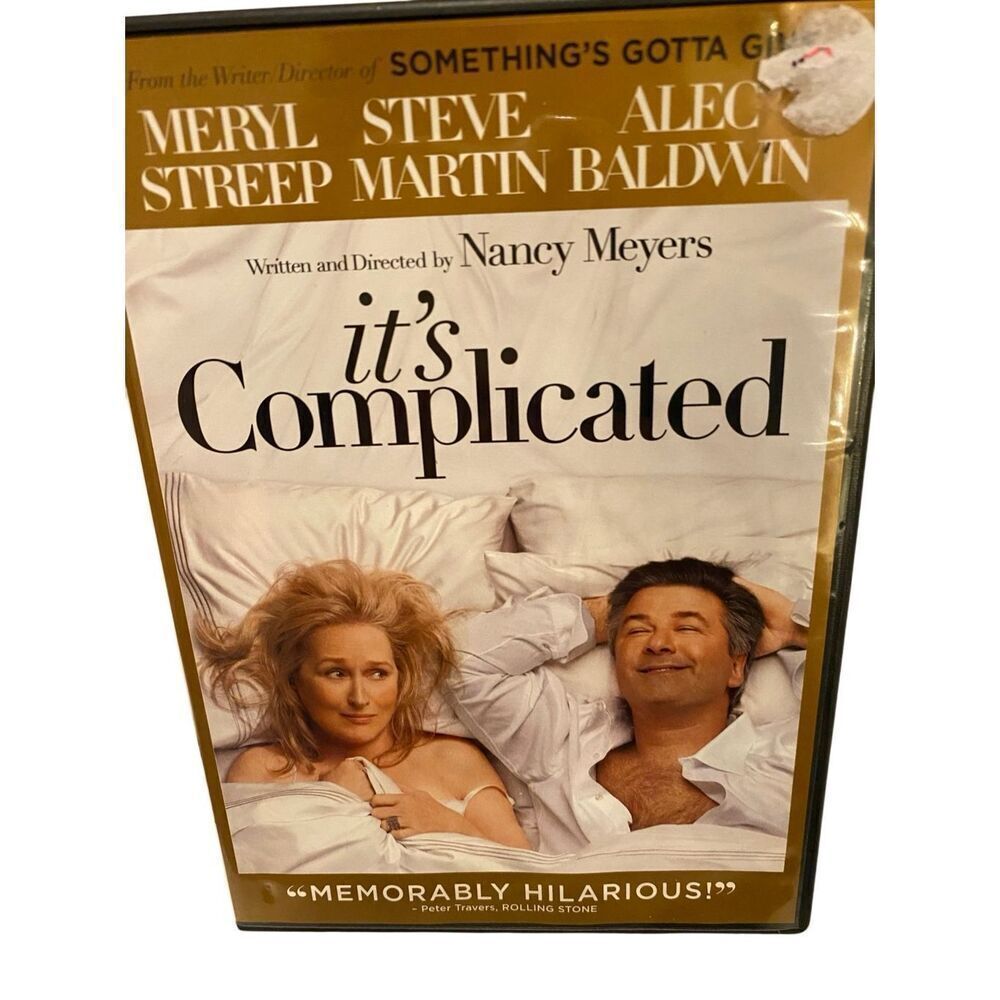 Its Complicated DVD 2009 Meryl Streep Steve Martin Alec Baldwin Comedy Romance